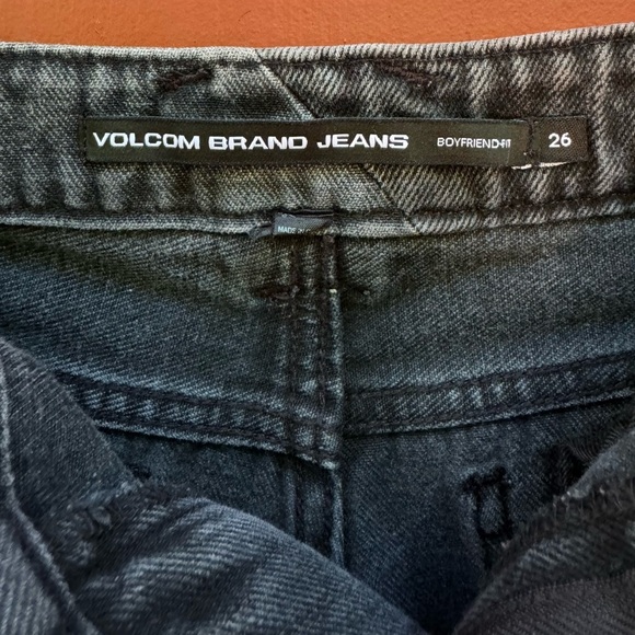 Volcom Stoned Rolled Boyfriend Fit Denim Shorts - Picture 7 of 8